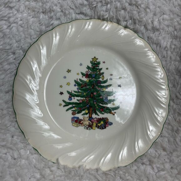 Niko Happy Holidays 1Dinner plate .oven ,microwave and dishwasher safe - Picture 1 of 11